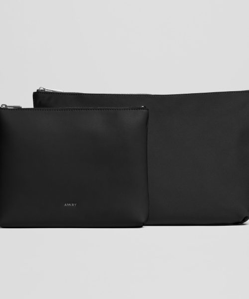 Pouch Duo in Jet Black