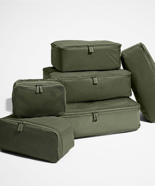 Insider Packing Cubes (Set of 6) in Olive Green
